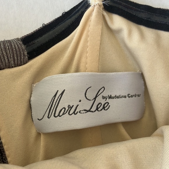 Morilee by Madeline Gardner Beaded Cocktail Dress Geometric Sequin Bodycon S - Picture 7 of 14